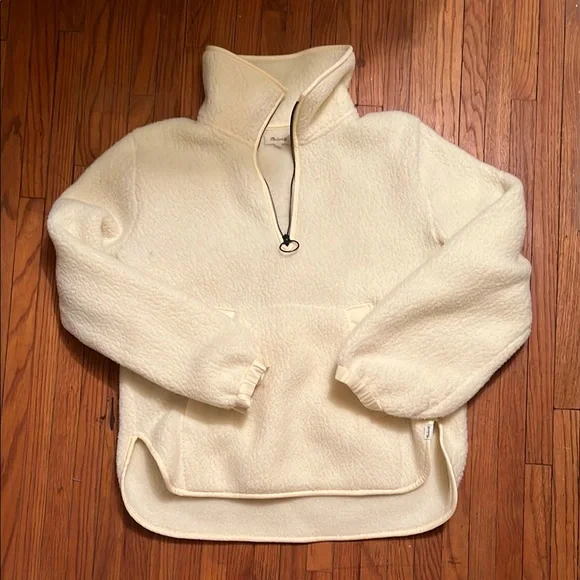 Madewell polartec Fleece Popover Jacket - Picture 1 of 8